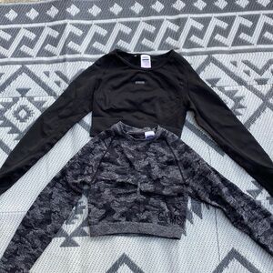 2 Small cropped workout tops/Gymshark